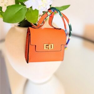 New Orange Mini Bag Keychain